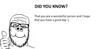factjak glasses happy smile soyjak stubble text thumbs_up variant:a24_slowburn_soyjak // 1000x500 // 26.1KB