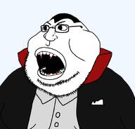 blood cape dracula fat glasses gynaecomastia hair ias latino meximutt obese open_mouth series:muttverse template transparent_background vampire variant:meximutt // 888x849 // 48.0KB