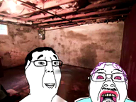 animated blood bloodshot_eyes crying glasses gore hammer irl_background merge sound soyjak stubble tranny variant:bernd variant:chudjak variant:gapejak video // 360x270, 1.7s // 132.8KB