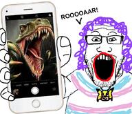 chris-chan dinosaur faggot phone sonichu tranny variant:markiplier_soyjak // 796x685 // 118.3KB