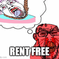 3soyjaks angry animated blood bloodshot_eyes clenched_teeth clothes crying ear flag glasses hair hanging imgflip.com mustache nazism purple_hair red red_eyes rent_free rope soyjak speech_bubble stubble subvariant:feralrage suicide swastika text tongue tranny variant:bernd variant:chudjak variant:feraljak vein yellow_teeth // 339x291 // 56.4KB