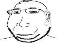 ear eyelids glasses redraw small_eyes smile soyjak stubble subvariant:massjak subvariant:wholesome_soyjak template variant:gapejak // 600x459 // 11.6KB