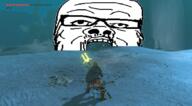 giant glasses link_(the_legend_of_zelda) open_mouth soyjak stubble the_legend_of_zelda the_legend_of_zelda:_breath_of_the_wild variant:a24_slowburn_soyjak video_game // 1893x1049 // 2.7MB