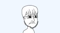 closed_mouth glasses hair looking_to_the_right stubble template transparent_background variant:uglyretardedfaggots // 1366x768 // 15.6KB
