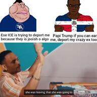 america_first deportation dominican donald_trump flag:america_first flag:dominican_republic its_da_jooz keyed mulatto music_video song spanish_text subvariant:muscular_chud variant:chudjak variant:meximutt // 640x640, 47.6s // 5.8MB