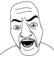 eyebrows grand_theft_auto looking_at_you mustache open_mouth russia soyjak teeth variant:glebov vladimir_glebov // 775x849 // 16.3KB