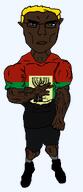 a10_eyes africa aryan black_skin blond blue_eyes buff muscles muscular_male pan_african subvariant:unbotheredchud variant:chudjak zazi-u zazite // 549x1268 // 51.2KB