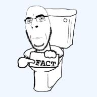 fact glasses hand holding_object looking_at_you neutral sign skibidi_toilet soyjak stubble text toilet variant:cobson // 800x800 // 17.1KB
