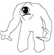 cyclops full_body neutral one_eye quake shambler subvariant:neutralplier subvariant:shambler variant:markiplier_soyjak // 518x529 // 15.6KB