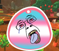 autism_awareness flag:transgender_pride_flag glasses slime slime_rancher tounge_out transgender_flag variant:bernd video_game // 1020x883 // 670.1KB