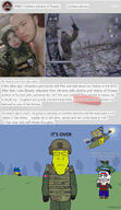 angry azov_battalion blood bloodshot_eyes closed_eyes closed_mouth crying drone flag:north_korea flag:ukraine glove grass helmet its_over looking_at_you military_uniform nazism north_korea pig russia russo_ukrainian_war smile subvariant:big-boy text tree ukraine variant:chudjak variant:impish_soyak_ears variant:markiplier_soyjak xbox yellow_skin // 1777x3061 // 876.4KB