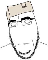 cardboard clothes hat hollow_eyes no_nose no_pupils variant:cobson white_eyes // 686x852 // 94.1KB