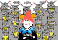 balatro bot card jester jester_hat jimbo_(balatro) npc text variant:impish_soyak_ears variant:markiplier_soyjak video_game // 2864x2000 // 859.1KB