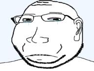 bald crying frown glasses sad stubble subvariant:massjak variant:gapejak white_skin // 600x459 // 9.7KB