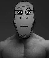 buff chad gigachad grey nas:gigachad self_insert subvariant:neutralplier variant:markiplier_soyjak // 640x749 // 202.0KB