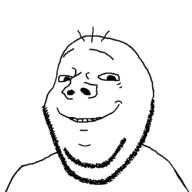 happy joy normal smile stubble subvariant:burgerboy variant:gapejak // 1125x1125 // 8.8KB