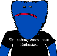 blue_skin closed_mouth clothes fur huggy_wuggy lips poppy_playtime sad sharp_teeth shitnobodycaresabout subvariant:science_lover variant:impish_soyak_ears variant:markiplier_soyjak // 800x789 // 33.8KB