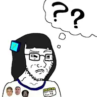 black_hair female meta:namefags muammar_gaddafi question_mark superterrydavisfan48_(namefag) templeos terry_davis variant:soyak // 2048x2048 // 209.5KB