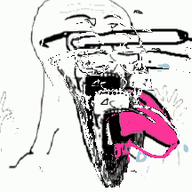 animated arm gif_preview glasses hand hands_up moving open_mouth soyjak stubble subvariant:wewjak tongue variant:soyak // 234x216 // 247.8KB