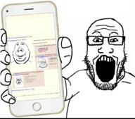 4chan calarts deformed glasses greentext hand holding_object r9k_(4chan) soyduel soyjak stubble subvariant:wholesome_soyjak text variant:gapejak variant:markiplier_soyjak variant:soyak variant:unknown // 1020x900 // 534.2KB