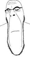 closed_eyes closed_mouth frown glasses soyjak stretched_chin stubble variant:cobson // 712x1400 // 103.7KB