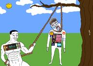 artist:sectionalism award badge bloodshot_eyes buff discord futuristichub grass hair hanging jenny_mod minecraft mobtalker mod open_mouth perm reddit rope sky stubble subvariant:wholesome_soyjak sun transgender_flag tree twitter variant:bernd variant:chudjak variant:gapejak zoomer // 2100x1500 // 397.9KB