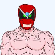 green_eyes homestar_runner mask muscles red_face smile strong_bad subvariant:chudjak_front subvariant:muscular_chud variant:chudjak // 1280x1280 // 415.5KB