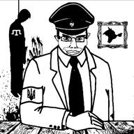azov_battalion cap clothes crimea crimean crimean_tatar hair hang hanged hanging hat lips lynching necktie smug suit ukraine variant:chudjak // 1280x1280 // 325.1KB