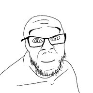 angry animated blinking bubble chewing ext=gif glasses gum happy open_mouth pink smile stubble variant:feraljak // 1500x1500 // 69.9KB