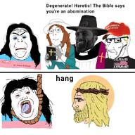 ack aryan blind bloodshot_eyes blue christianity eyes jesus jesus_christ maga nas:gigachad oppositefag subvariant:female_cobson tranny troon variant:alicia variant:cobson variant:smugjak // 640x640 // 225.3KB