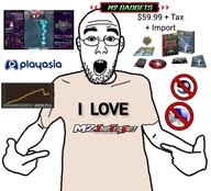 bald battle_garegga beard cave computer eighting esp_ra_de glasses graph i_love m2 open_mouth playasia raizing shmup steam variant:shirtjak video_game // 1920x1736 // 367.3KB