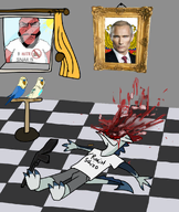 bird dragon furry shotgun subvariant:science_lover subvariant:wholesome_soyjak suicide variant:gapejak variant:markiplier_soyjak vladimir_putin // 823x977 // 491.6KB
