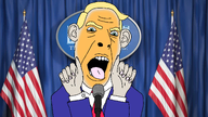 blue_eyes clasped_hands clothes donald_trump ear eyebrows flag:united_states hand hands_up irl_background open_mouth orange_skin subvariant:slutson teeth teeth_showing tongue tongue_out united_states variant:cobson yellow_hair // 1915x1078 // 2.1MB