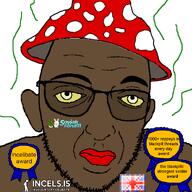 award beard cuckjeet faggot flag:united_kingdom glasses incel incels.is red_lips retard shitskin shroom shroomcuck slopjak soyjak_forum stinky united_kingdom variant:cuckjeet // 940x940 // 63.7KB