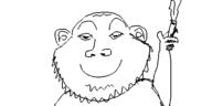 arm cigarette closed_mouth ear hand holding_object oekaki smile soyjak stubble variant:impish_soyak_ears // 500x250 // 16.6KB