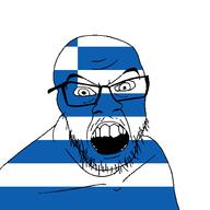angry country flag glasses greece jacksepticeye looking_at_you mustache open_mouth soyjak stubble teeth variant:feraljak youtube // 1500x1500 // 22.3KB