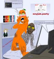 4soyjaks angeleno arm bicycle clothes computer discord doctor dr_soyberg ear froot full_body gigachad glasses hand head_mirror keyboard leg lgbt meds metro_(los_angeles) mouse multiple_soyjaks mustache naked pointing pointing_at_viewer root screenshot soyjak stubble text variant:a24_slowburn_soyjak variant:cobson variant:markiplier_soyjak variant:nojak wojak // 1000x1077 // 537.7KB