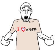 arm clothes ear flag:transgender_pride_flag genre_defining glasses hand heart i_heart_nigger i_love i_trans_heart nigger open_mouth pointing soyjak stubble template tranny transheart troon tshirt variant:shirtjak // 618x559 // 80.0KB