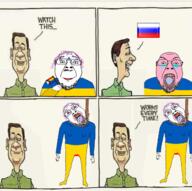 comic crying flag:lgbt flag:russia flag:ukraine hanging lgbt neovagina oink pol_(soyjak_party) rope russia smile soyjak tranny ukraine unbothered variant:bernd // 640x638 // 333.2KB