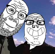 breaking_bad clothes desert duo friendship photo sky soyjak suit variant:its_out_get_in_here variant:tony_soprano_soyjak // 480x469 // 208.7KB