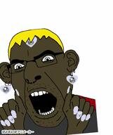 animated black_skin ear hand heart meta:leaky nails nate nate_higger's_distant_cousin_(cape_rrackers) piercing poyopoyo poyunpoyun soyjak_party subvariant:hunky_twink_sex_machine subvariant:spadeson variant:bernd variant:cobson variant:impish_soyak_ears variant:soyak yellow_hair // 336x400 // 847.2KB