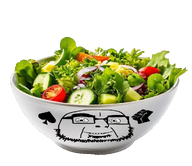 black_lives_matter blm_logo bowl closed_mouth food fruit glasses olgol_(user) salad spade speech_bubble stubble subvariant:olgolstein teeth transparent_background variant:cobson vegetable // 1000x863 // 640.1KB