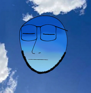 bald beard blue calm closed_eyes glasses sky variant:cumavy // 1008x1024 // 1.3MB