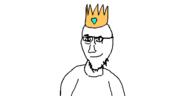clothes crown glasses oekaki sleeveless_shirt stubble variant:stjak // 500x250 // 9.0KB