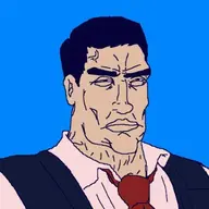 buff eyebrows eyes gigachad limbus_company meursault muscular_male projectmoon stoic subvariant:perceptive_chud the_stranger variant:chudjak // 400x400 // 21.1KB