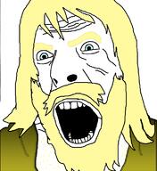 anacharsis angry beard blue_eyes cloak hair open_mouth philosophy scythian seven_sages soyjak variant:cobson yellow_hair // 723x789 // 126.5KB