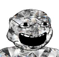 gem glasses open_mouth soyjak stubble variant:roundjak // 821x787 // 539.8KB