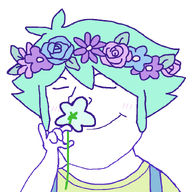 animated arm basil_(omori) closed_eyes flower flower_crown green_hair hand omori plant soyjak subvariant:shoyta variant:gapejak // 860x834 // 108.7KB