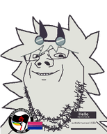 antifa antifa_badge aryan autistic beard edward_(fundamental_paper_education) flag:bisexual_pride_flag fpe fpegem fundamental_paper_education gem glasses horn meta:namefags name_tag pride_flag pride_pin soysona subvariant:wholesome_soyjak tranny tranny_artstyle variant:gapejak // 800x1000 // 99.1KB