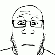 2soyjaks animated bald frown glasses smile soyjak stubble subvariant:lawrence variant:markiplier_soyjak // 192x255 // 15.1KB